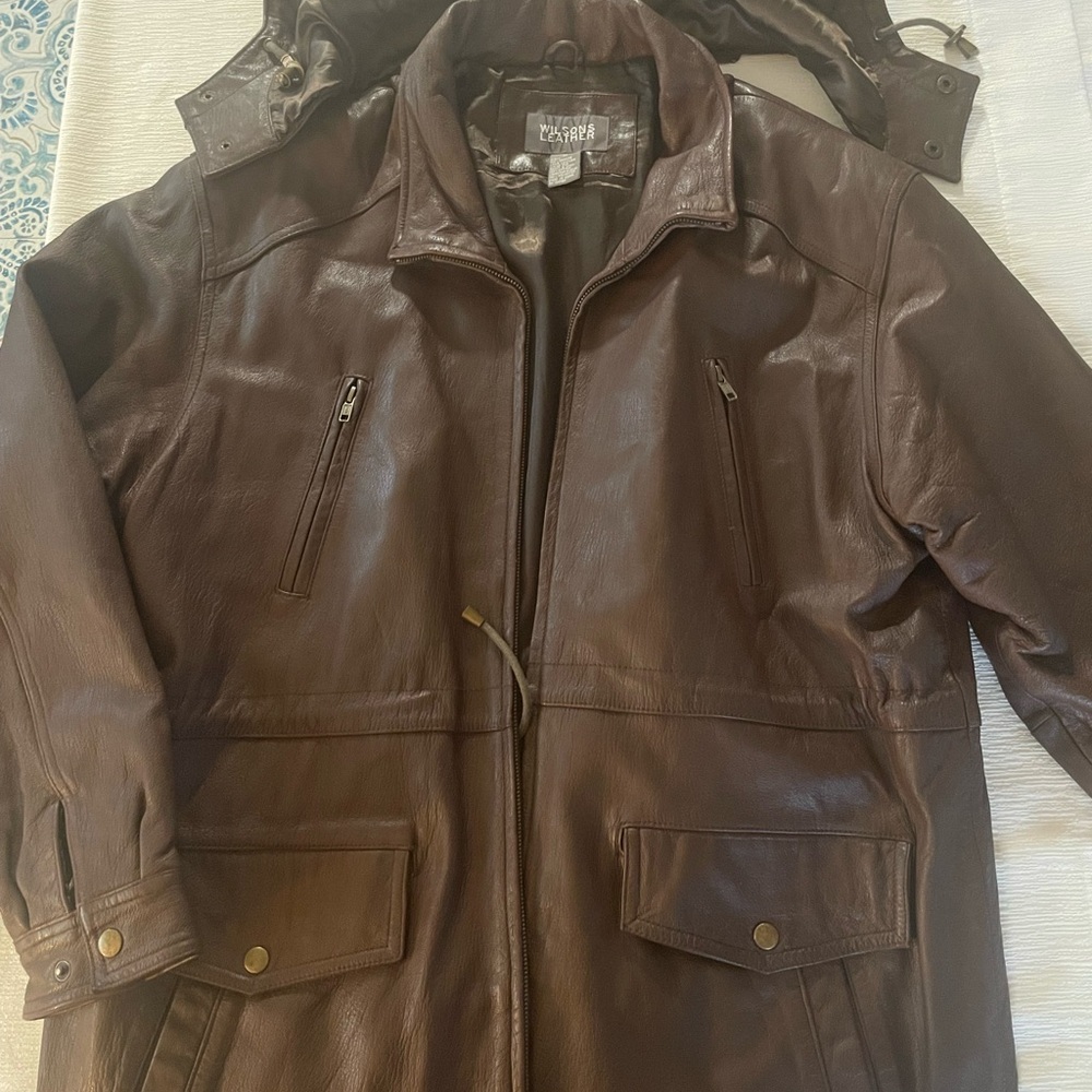 SALE! Wilsons Leather Rich Brown Field Jacket
